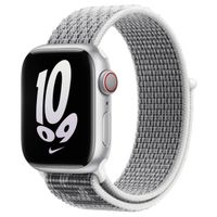 Apple Nike Sport Loop Band Apple Watch Series 1-9 / SE - 38/40/41 mm / Series 10 - 42 mm - Summit White / Black