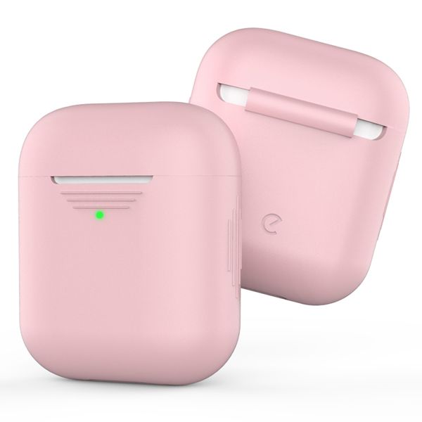 KeyBudz Elevate Protective Silicone Case Apple AirPods 1 / 2 - Blush Pink