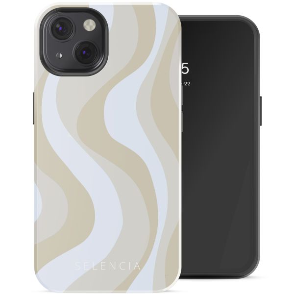Selencia Vivid Backcover met MagSafe Apple iPhone 13 - Desert Waves Beige