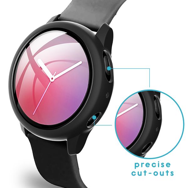 Full Cover Hardcase voor de Samsung Galaxy Watch Active 2 40 mm Zwart