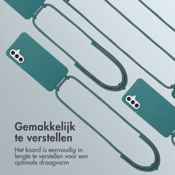 imoshion Color Backcover met afneembaar koord Samsung Galaxy A36 / A56 - Donkergroen