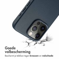 Accezz MagSafe Leather Backcover Apple iPhone 15 Pro Max - Nightfall Blue