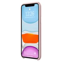 Valenta Luxe Leather Backcover iPhone 11 - Roze