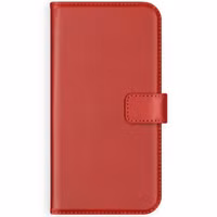Selencia Echt Leren Bookcase Apple iPhone 12 Mini - Rood