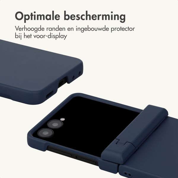 imoshion Color Backcover met Stand Samsung Galaxy Z Flip 8 - Donkerblauw
