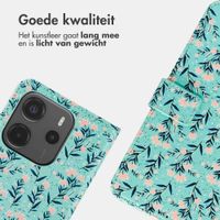 imoshion Design Bookcase Xiaomi Redmi Note 14 (4G) - Blue Flowers
