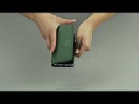 Selencia Echt Leren Bookcase Samsung Galaxy S8 - Groen