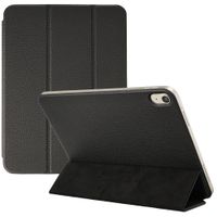Accezz Leather Trifold Bookcase Apple iPad 11 (2025) 11 inch A16 / iPad 10 (2022) 10.9 inch - Zwart