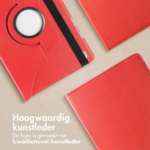 imoshion 360° draaibare Bookcase Samsung Galaxy Tab S6 Lite (2020/2022/2024) - Rood