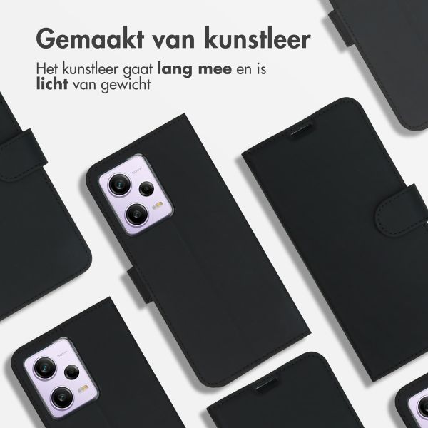 Accezz Wallet Softcase Bookcase Xiaomi Redmi Note 12 Pro / Xiaomi Poco X5 - Zwart