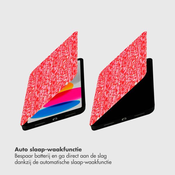 Selencia Vivid tablethoes Apple iPad 11 (2025) 11 inch A16 / iPad 10 (2022) 10.9 inch - Wild Spots Lipstick