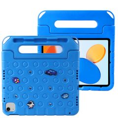 imoshion Kidsproof Tablet Case with Detachable Dolls Apple iPad 11 (2025) 11 inch A16 / iPad 10 (2022) 10.9 inch - Blue