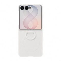 Samsung Silicone Magnet Cover Ring Samsung Galaxy Z Flip 8 - White
