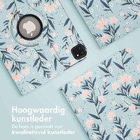 imoshion 360° Draaibare Design Bookcase Apple iPad Pro 11 (2022 / 2021 / 2020 / 2018) - Flowers