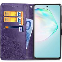 Mandala Bookcase Samsung Galaxy S10 Lite - Paars
