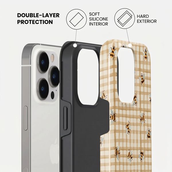 Burga Tough Back Cover with MagSafe Apple iPhone 15 Pro - Honeycomb