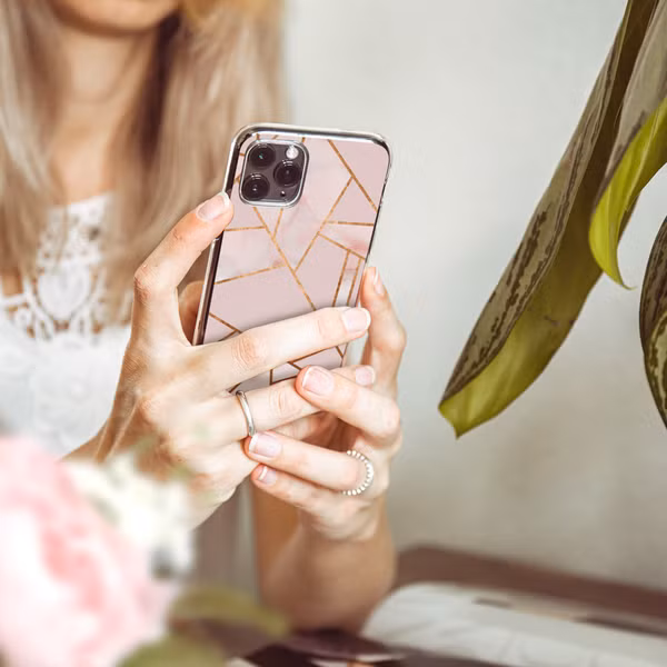 imoshion Design hoesje Samsung Galaxy A42 - Pink Graphic