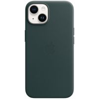 Apple Leather Back Cover with MagSafe Apple iPhone 14 - Forest Green