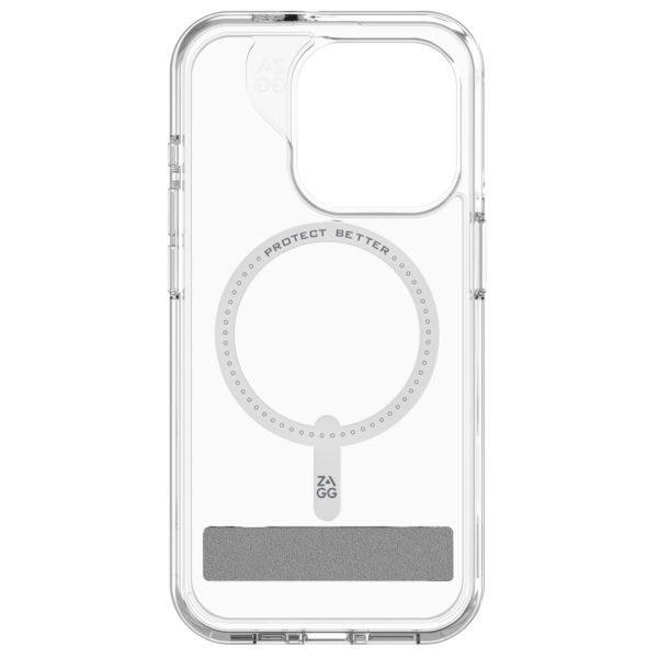 ZAGG Crystal Palace Snap KickStand Case met MagSafe iPhone 15 Pro - Transparant