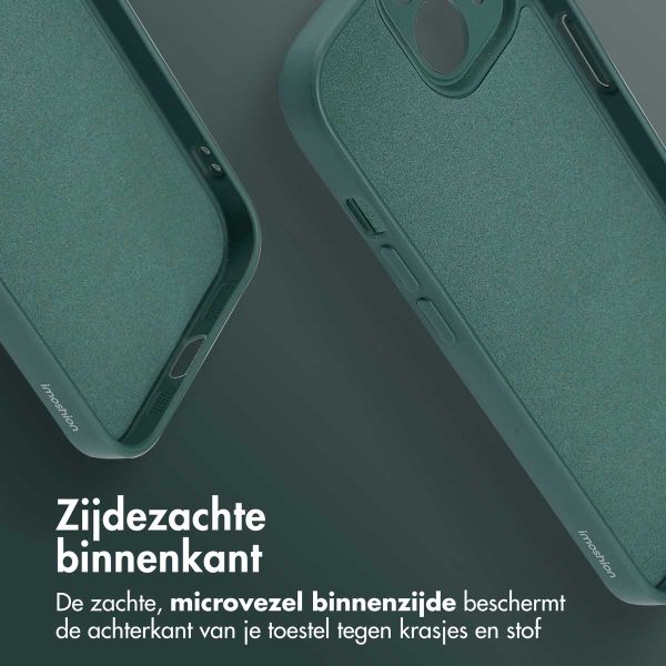 imoshion Color Backcover met MagSafe iPhone 15 - Donkergroen