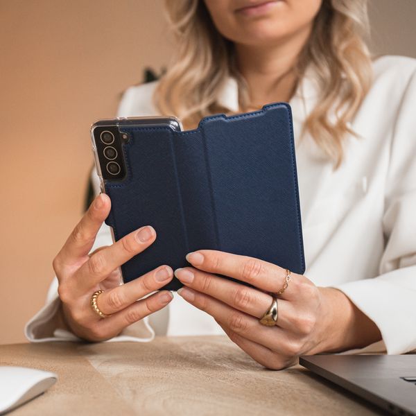 Accezz Xtreme Wallet Bookcase Apple iPhone 14 Plus - Donkerblauw