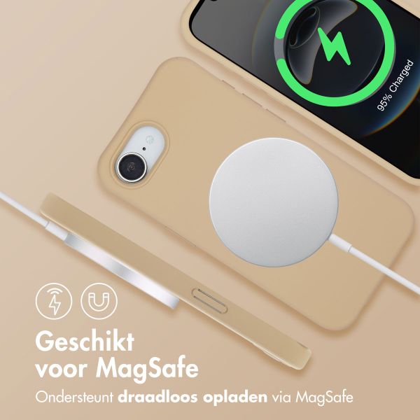 imoshion Color Backcover met afneembaar koord MagSafe Apple iPhone 16e - Nude