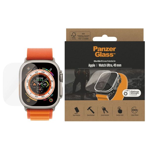 PanzerGlass Screenprotector voor de Apple Watch Ultra - 49 mm