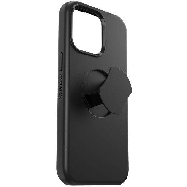 OtterBox Otter + Pop Symmetry Backcover iPhone 15 Pro Max - Zwart