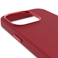 Decoded Silicone Backcover MagSafe Apple iPhone 15 Pro - Rood