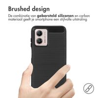 imoshion Brushed Backcover Motorola Moto G53 - Zwart