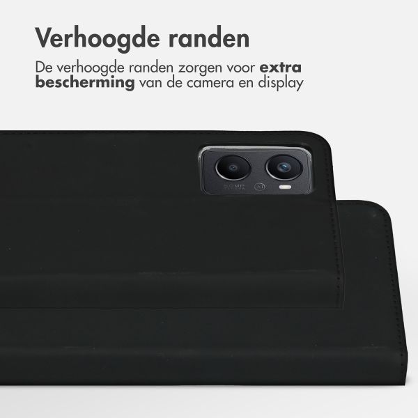 Accezz Wallet Softcase Bookcase Oppo A96 5G - Zwart