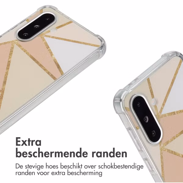 imoshion Design hoesje met koord Samsung Galaxy A36 - Beige Graphic