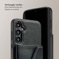 Selencia Sera Koordhoes met pashouder envelop Samsung Galaxy A55 - Zwart