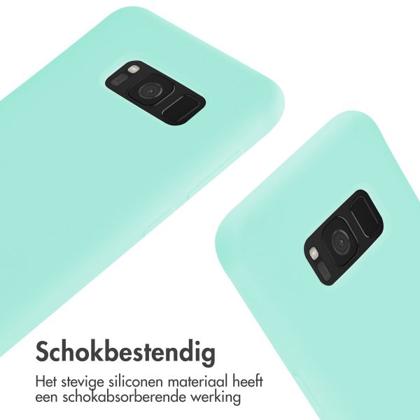 imoshion Siliconen hoesje met koord Samsung Galaxy S8 - Mintgroen