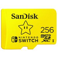 SanDisk microSD Nintendo Switch - 256GB - Star