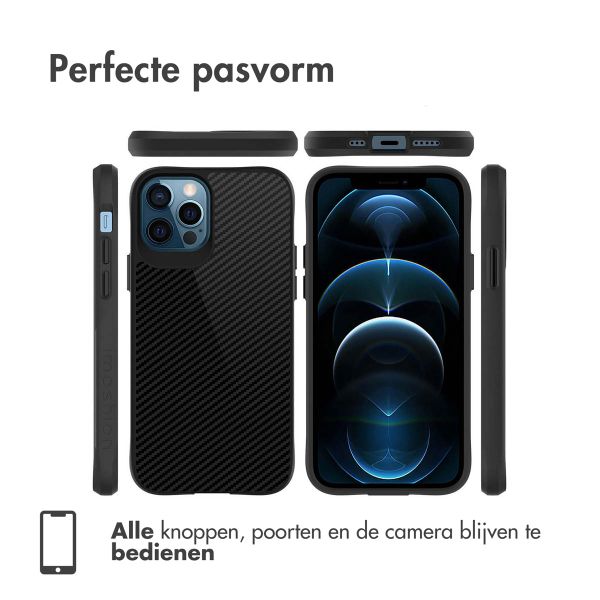 imoshion Rugged Hybrid Case Apple iPhone 12 (Pro) - Zwart