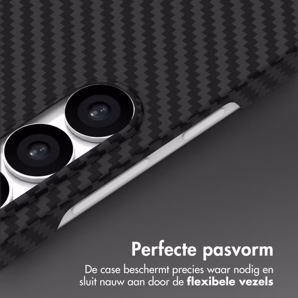 Accezz MagSafe Kevlar Backcover Samsung Galaxy S25 - Zwart