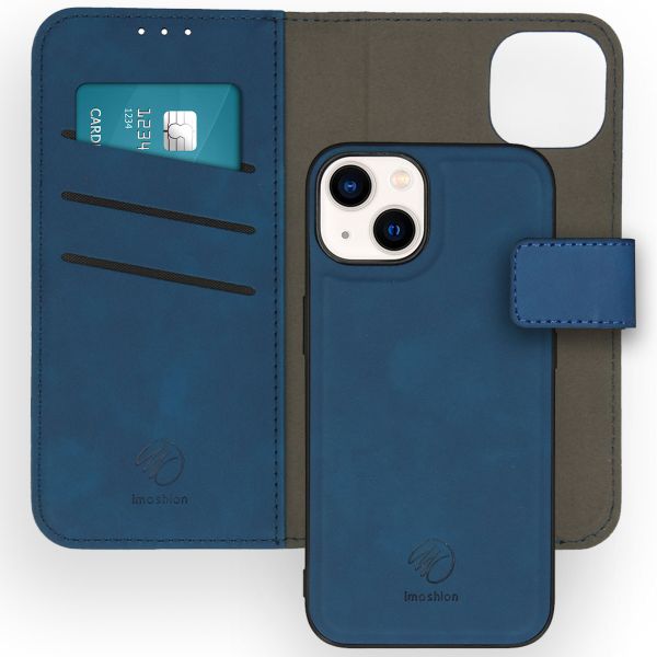 imoshion Uitneembare 2-in-1 Luxe Bookcase Apple iPhone 14 - Blauw