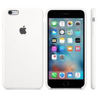 Apple Silicone Backcover Apple iPhone 6(s) Plus - White