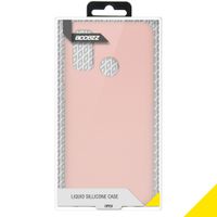 Accezz Liquid Silicone Backcover Huawei P Smart (2020) - Roze