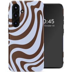 Selencia Vivid Backcover met MagSafe Samsung Galaxy S25 - Dream Swirl Chocolate
