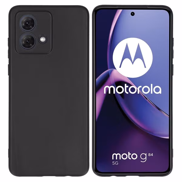 imoshion Color Backcover Motorola Moto G84 - Zwart