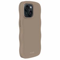 Holdit Wavy Case iPhone 13/14/15 - Mocha Brown