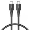 Accezz USB-C naar USB-C kabel Samsung Galaxy S21 FE - 0,2 meter - Zwart