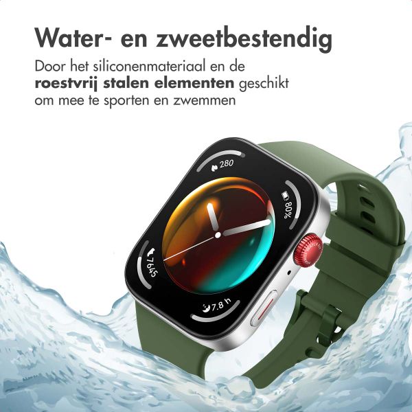 imoshion Siliconen bandje Huawei Watch Fit 4 / 4 Pro - Military Green