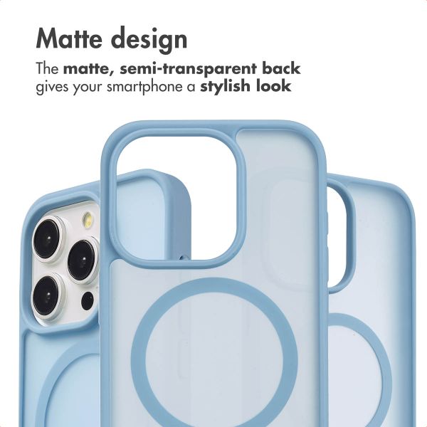 imoshion Colour Guard Back Cover with MagSafe Apple iPhone 15 Pro - Light blue