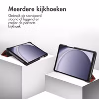 imoshion Trifold Bookcase Samsung Galaxy Tab A11 / A9 8.7 inch - Rood