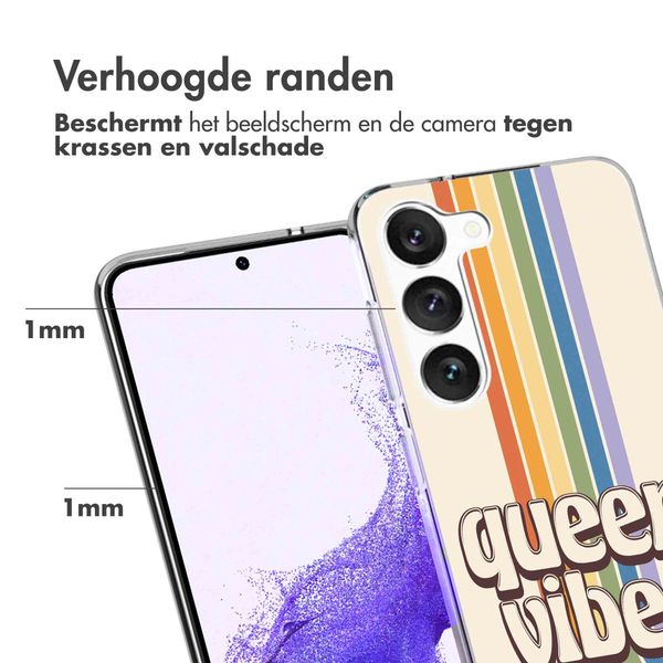 imoshion Design hoesje Samsung Galaxy S23 - Rainbow Queer vibes