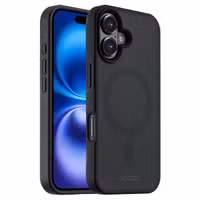 Accezz Rugged Frosted MagSafe Backcover Apple iPhone 16 - Zwart