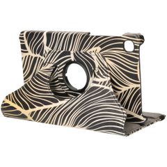 imoshion 360° Draaibare Design Bookcase Samsung Galaxy Tab A7 Lite - Golden Leaves